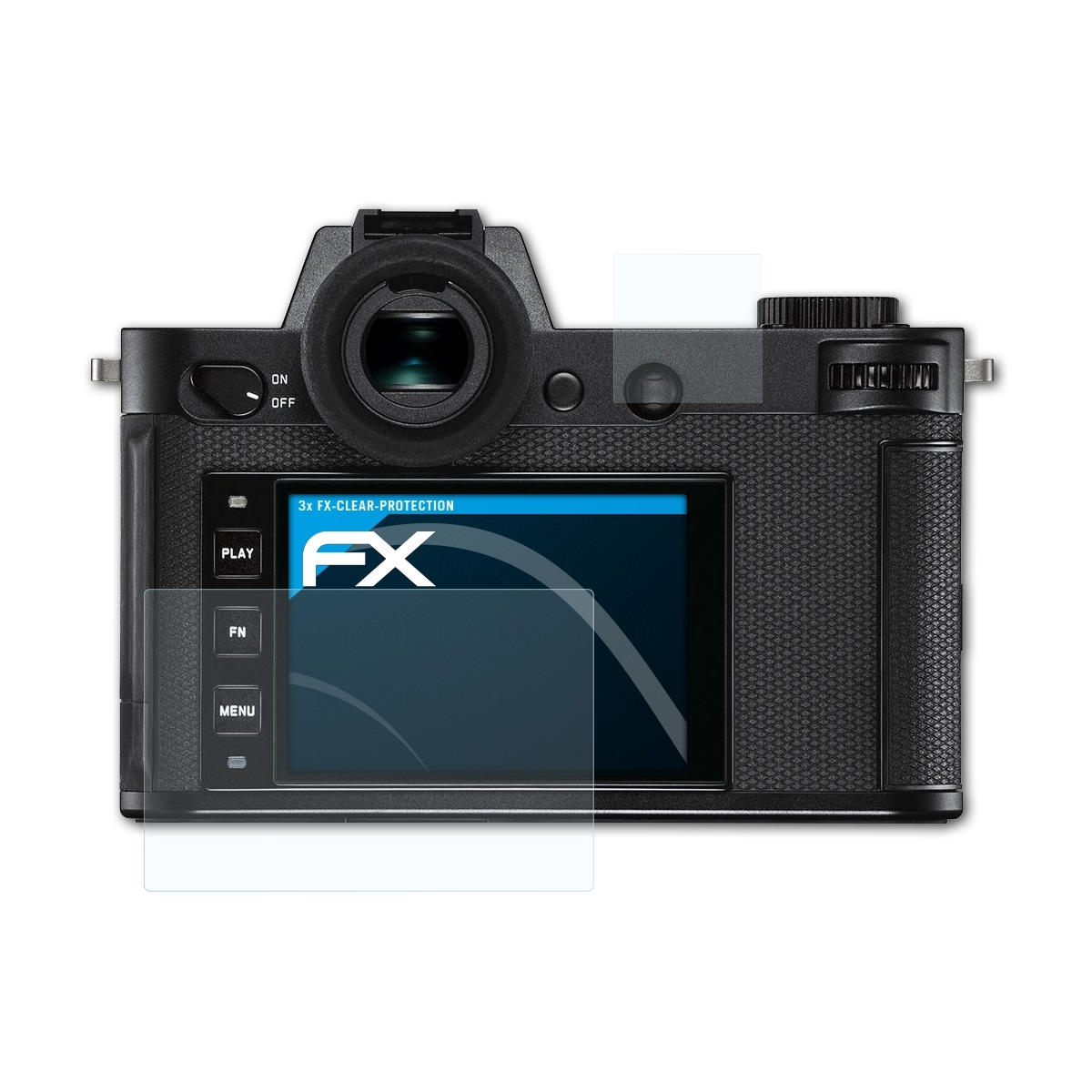 ATFOLIX 3x FX-Clear Leica SL2-S) Displayschutz(für