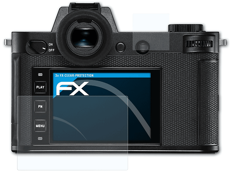 ATFOLIX 3x FX-Clear Leica SL2-S) Displayschutz(für