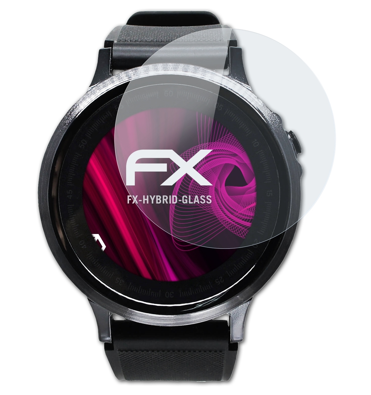 GolfBuddy Plus) WTX FX-Hybrid-Glass Schutzglas(für ATFOLIX