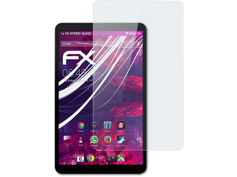 LG FX-Hybrid-Glass 5 10.1) G Schutzglas(für Pad ATFOLIX