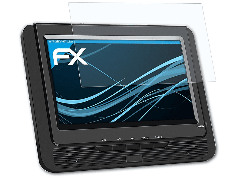 9 Displayschutz(für 3x Inch) ATFOLIX PD0921B FX-Clear Pumpkin