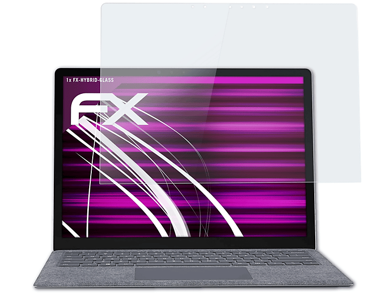 Schutzglas(für Laptop (13,5 ATFOLIX FX-Hybrid-Glass Microsoft 4 inch)) Surface