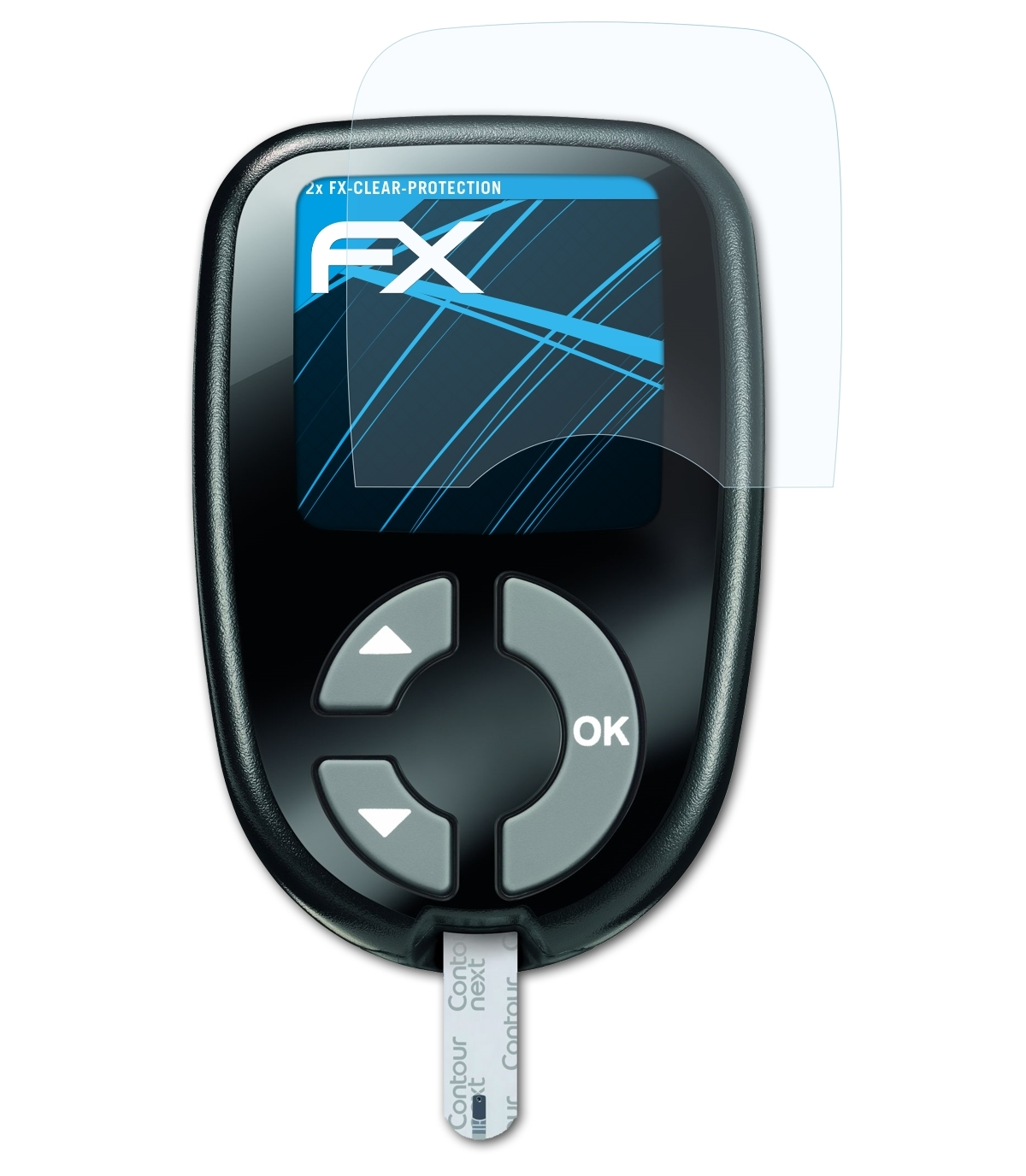 ATFOLIX 2x FX-Clear Displayschutz(für Next) Contour