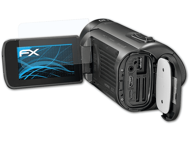 ATFOLIX 3x FX-Clear JVC Displayschutz(für GZ-RY980HEU)