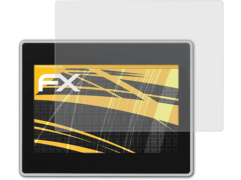 ATFOLIX 2x FX-Antireflex Displayschutz(für Panasonic HM507)