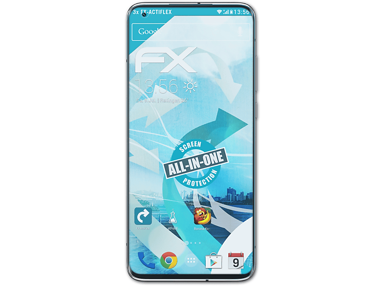 ATFOLIX 3x FX-ActiFleX Displayschutz(für Xiaomi Mi 10 Ultra)
