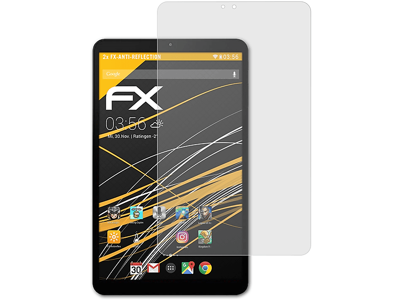 10.1) Pad 2x 5 FX-Antireflex ATFOLIX LG Displayschutz(für G