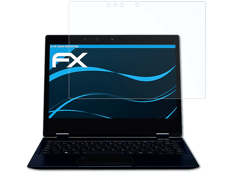 Portege X20W-E-10E) 2x Displayschutz(für ATFOLIX Toshiba FX-Clear