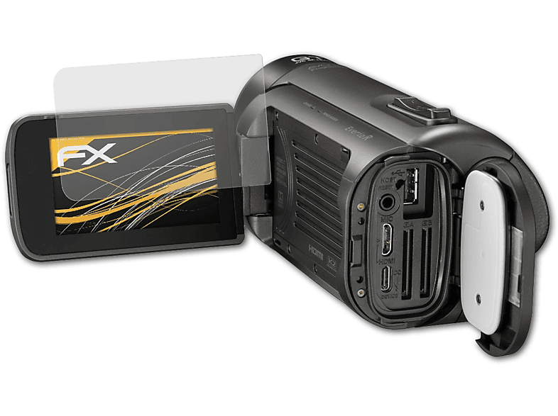 ATFOLIX 3x FX-Antireflex Displayschutz(für JVC GZ-RY980HEU)