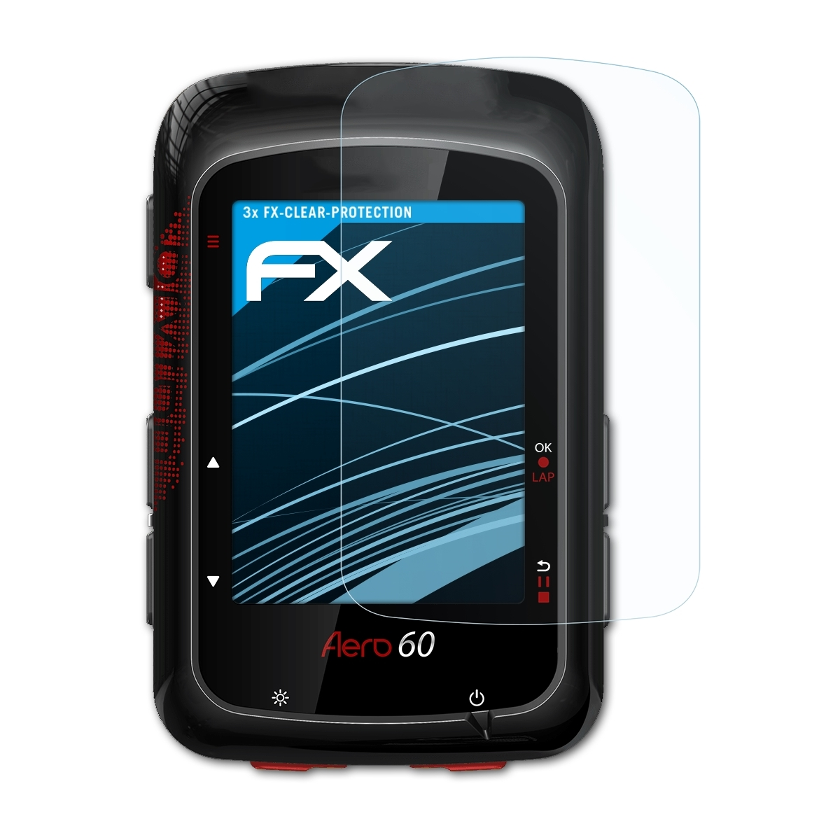 Aero FX-Clear 3x Displayschutz(für 60) Bryton ATFOLIX