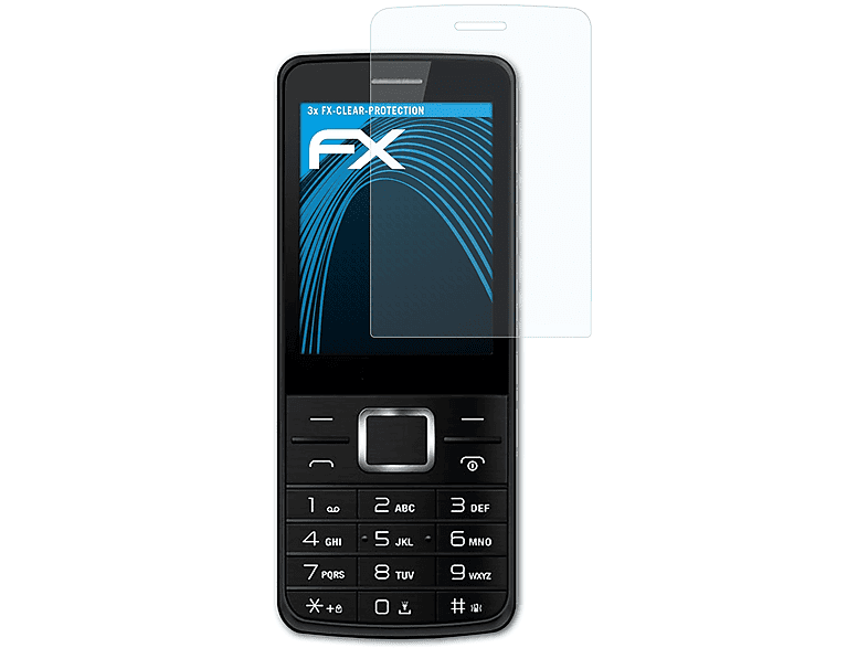 ATFOLIX 3x FX-Clear Displayschutz(für Energizer Power Max P20)
