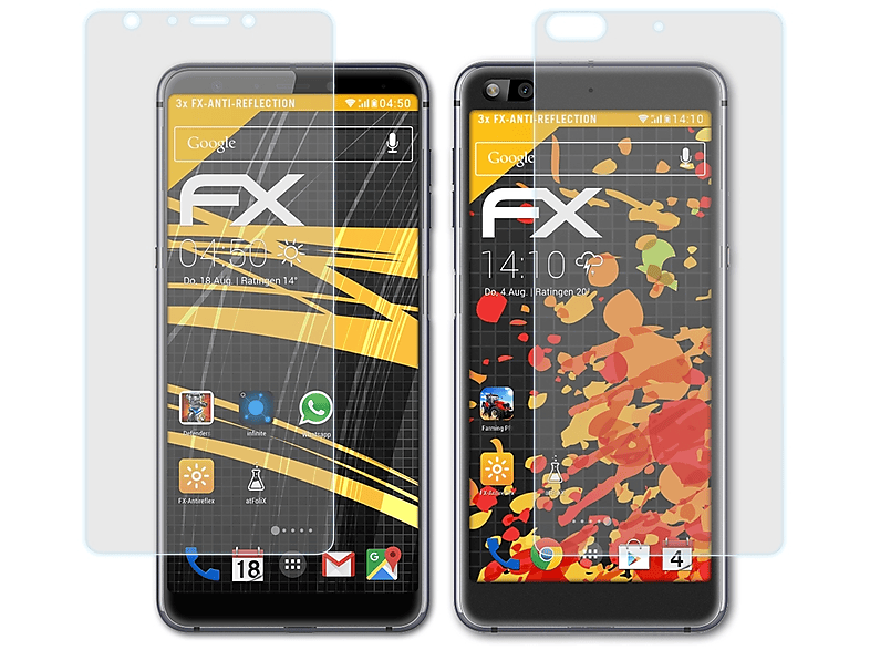 ATFOLIX 3x FX-Antireflex Displayschutz(für Hisense A6)