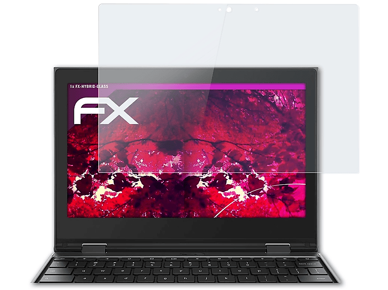 FX-Hybrid-Glass Lenovo Chromebook ATFOLIX Schutzglas(für 500e (2. Generation))