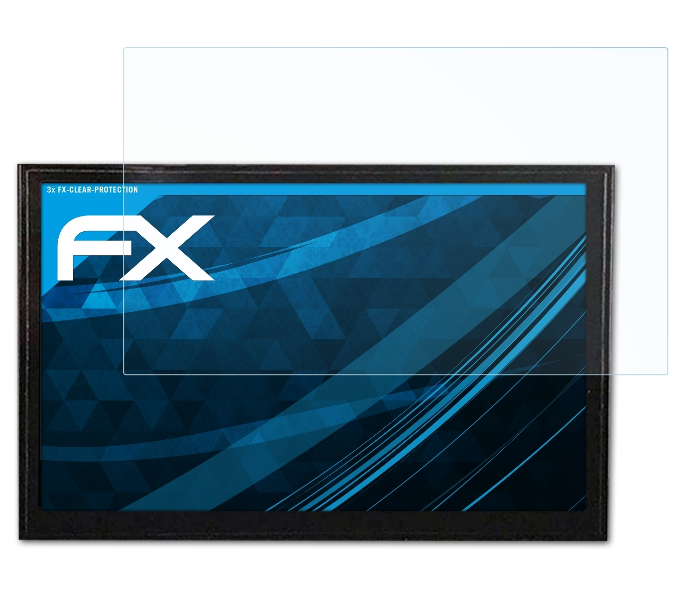 ATFOLIX 3x FX-Clear Displayschutz(für Alpine X902DC-F)