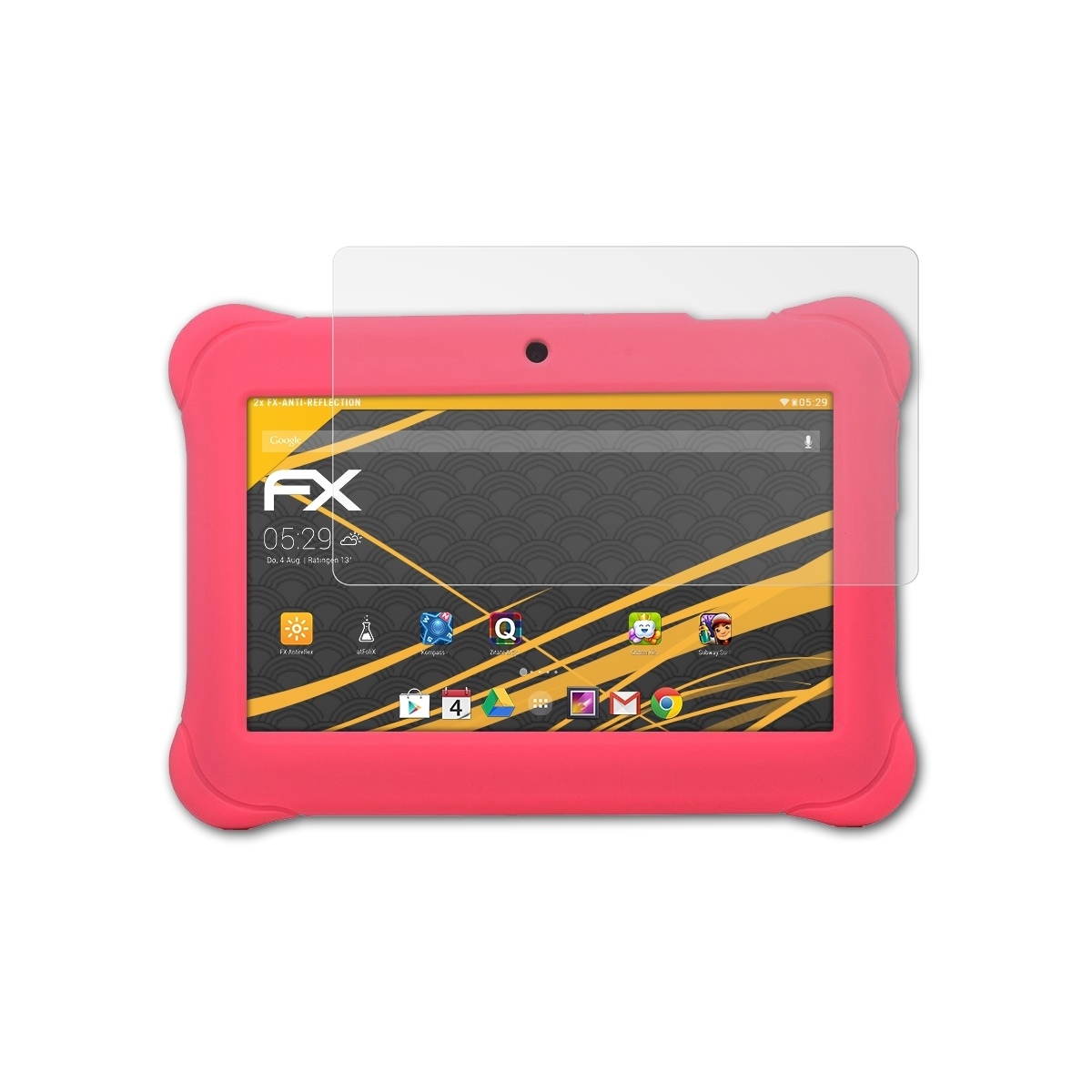 ATFOLIX 2x FX-Antireflex Kids Tablet) Alldaymall Displayschutz(für