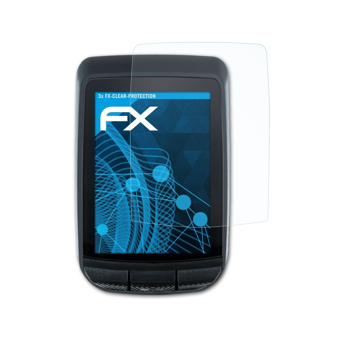 ATFOLIX GPS) Pure 3x FX-Clear Displayschutz(für Sigma