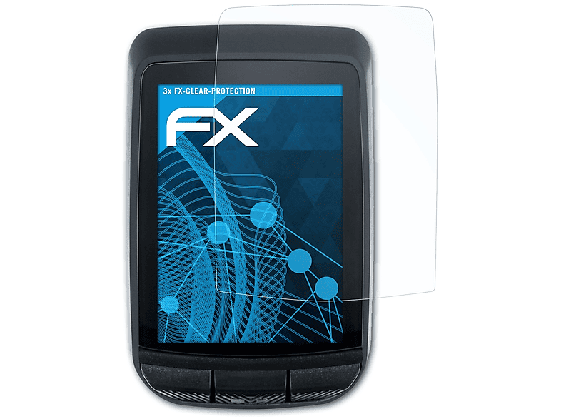 ATFOLIX GPS) Pure 3x FX-Clear Displayschutz(für Sigma