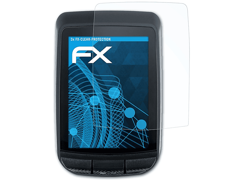 ATFOLIX 3x FX-Clear Displayschutz(für Sigma GPS) Pure