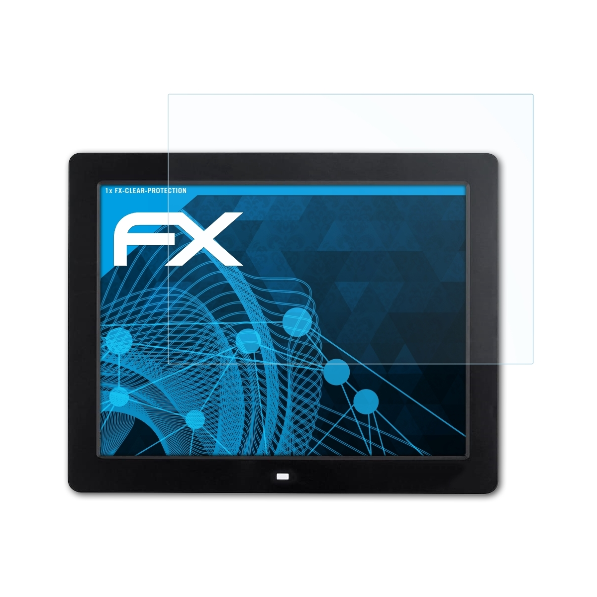 ATFOLIX FX-Clear Bilderrahmen Andoer (800x600)) Displayschutz(für Digitaler 12 Zoll