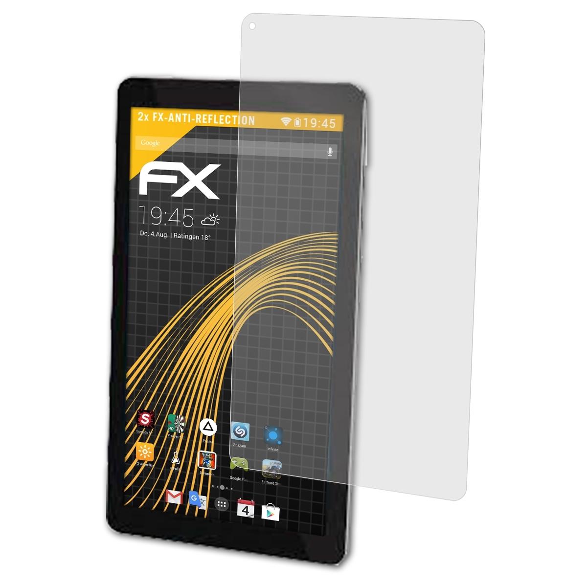 2x Tablet-PC JAY-tech PA10.1M) Displayschutz(für FX-Antireflex ATFOLIX