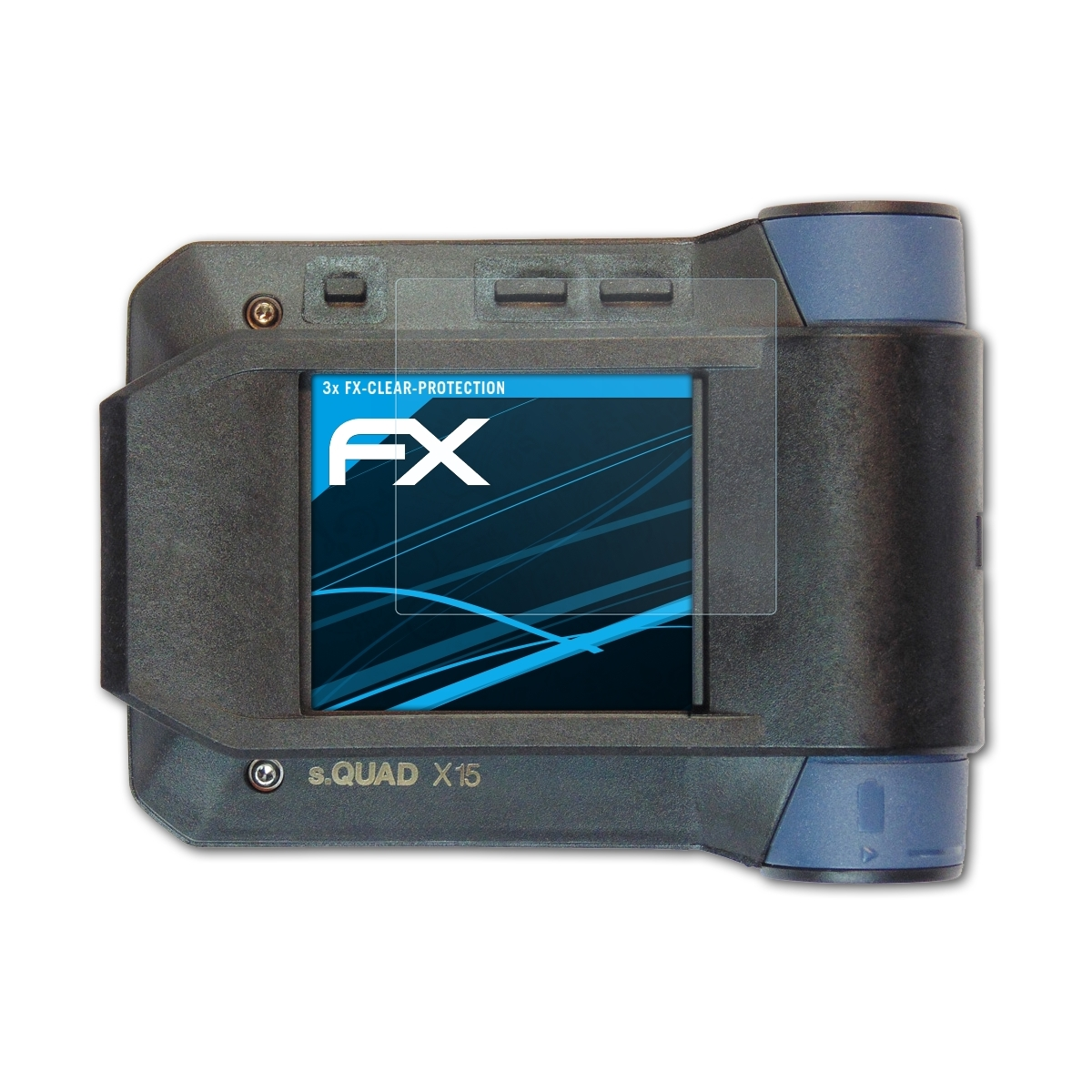 ATFOLIX 3x FX-Clear Displayschutz(für Swissphone s.QUAD X15)