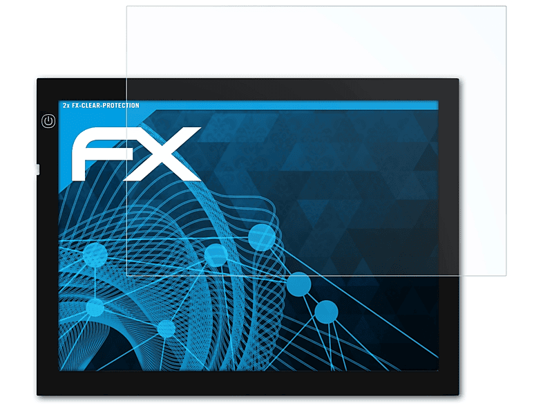 ATFOLIX 2x FX-Clear Displayschutz(für Huion A4 LED Light Pad)