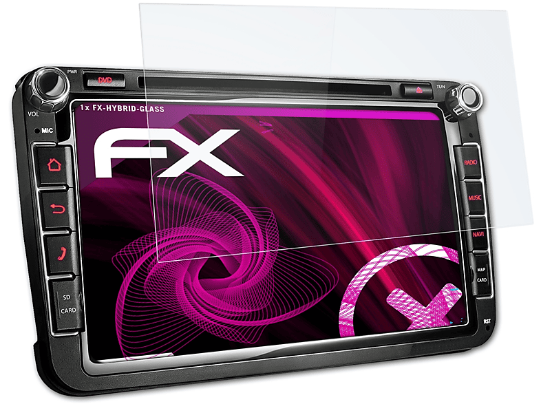 ATFOLIX FX-Hybrid-Glass Schutzglas(für XM-2DA801) Xomax