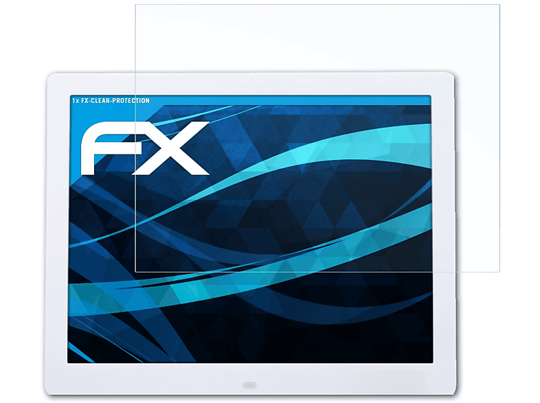 Digitaler FX-Clear Displayschutz(für (1024x768)) 15 Zoll Andoer ATFOLIX Bilderrahmen