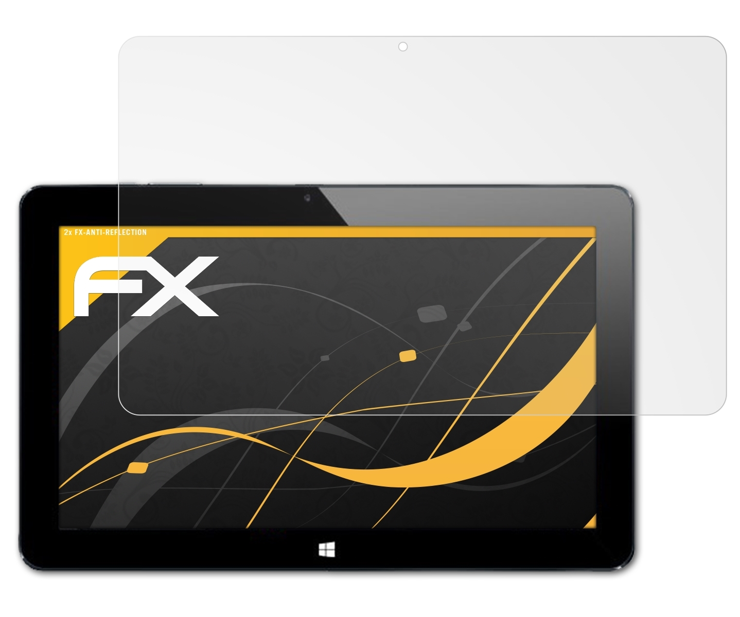 11) ATFOLIX 2x Cube FX-Antireflex iWork Displayschutz(für