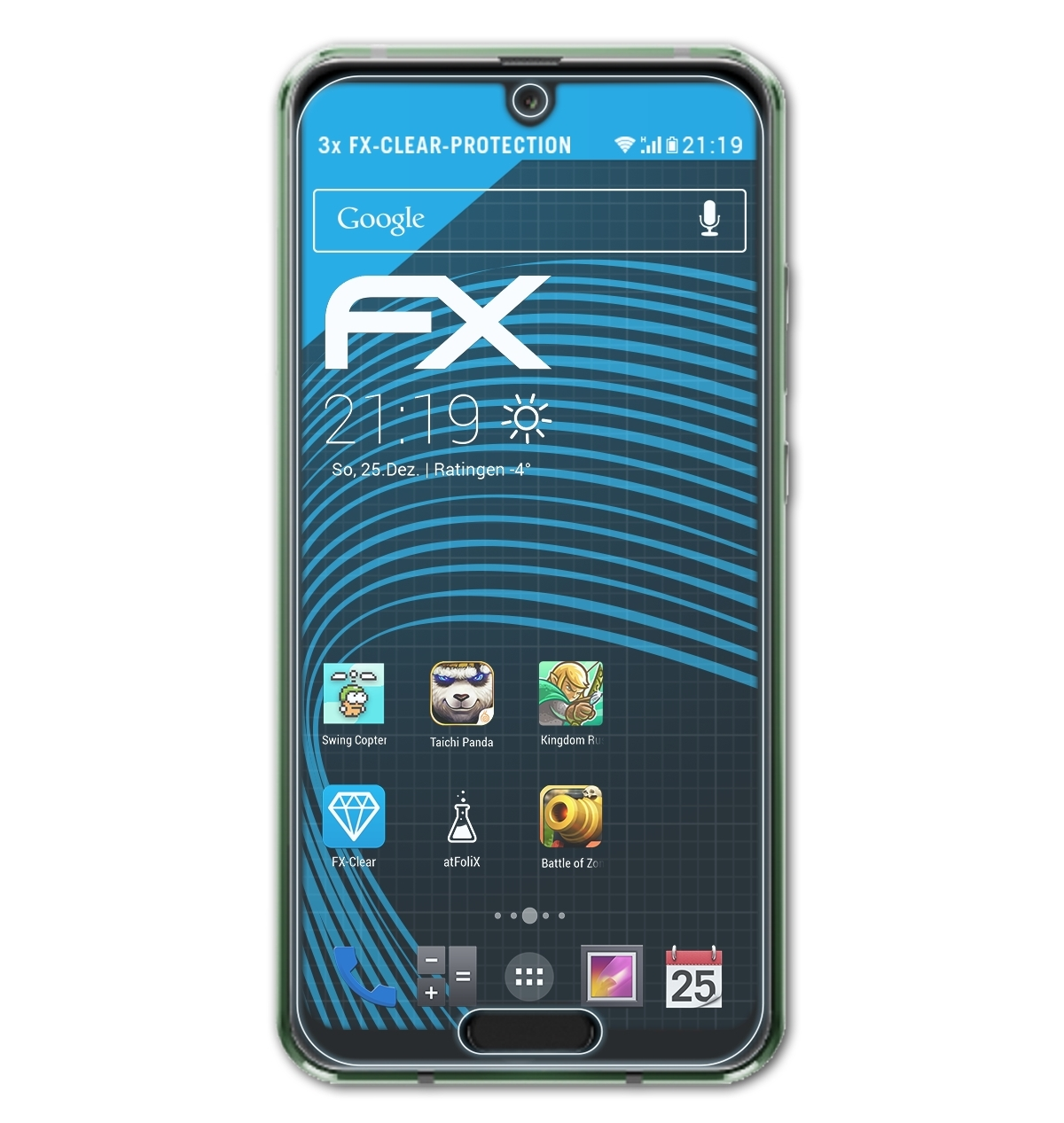3x Aquos ATFOLIX Displayschutz(für R2) FX-Clear Sharp