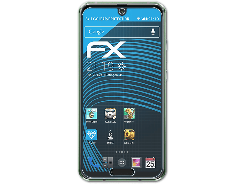 R2) ATFOLIX FX-Clear Displayschutz(für Aquos Sharp 3x