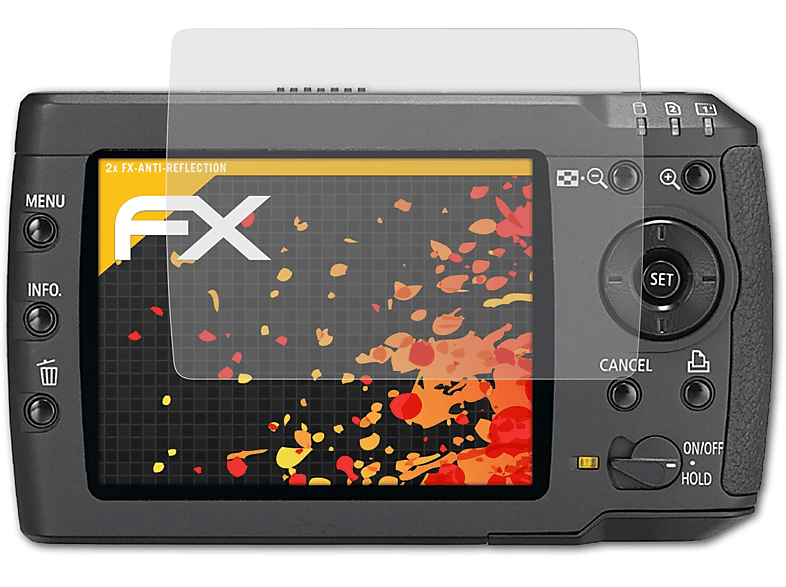 ATFOLIX 2x FX-Antireflex Displayschutz(für Canon M80) Media Storage