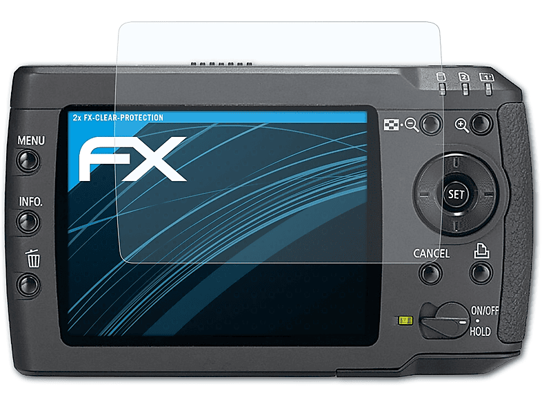 ATFOLIX 2x FX-Clear Displayschutz(für Canon M80) Media Storage