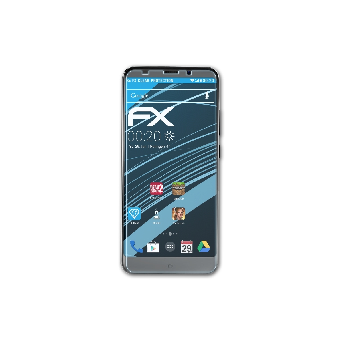 FX-Clear S8) Displayschutz(für Wieppo 3x ATFOLIX