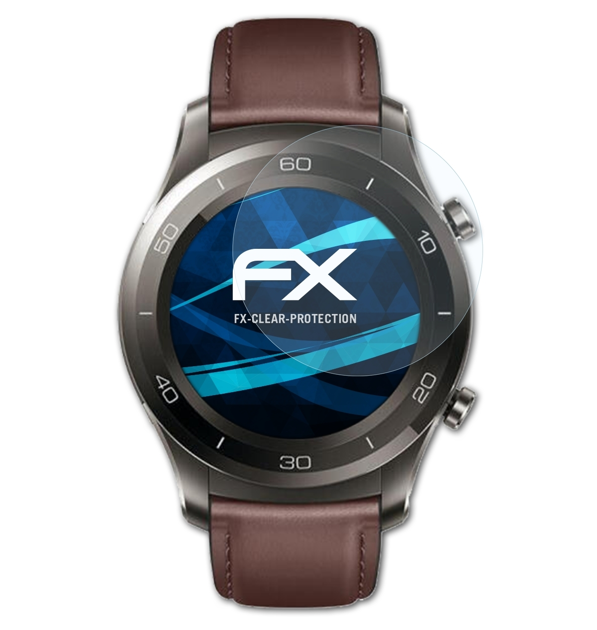 ATFOLIX 3x FX-Clear Displayschutz(für Huawei 2 Watch Pro)