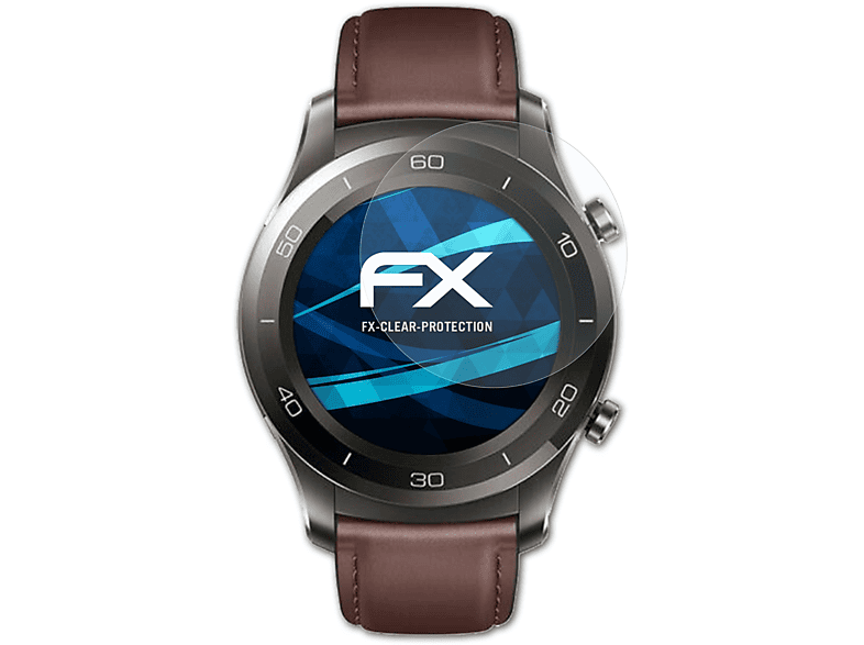 ATFOLIX 3x FX-Clear Displayschutz(für Huawei Watch 2 Pro)