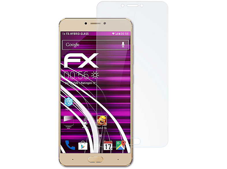 X3 ATFOLIX Soul FX-Hybrid-Glass Schutzglas(für Allview Plus)