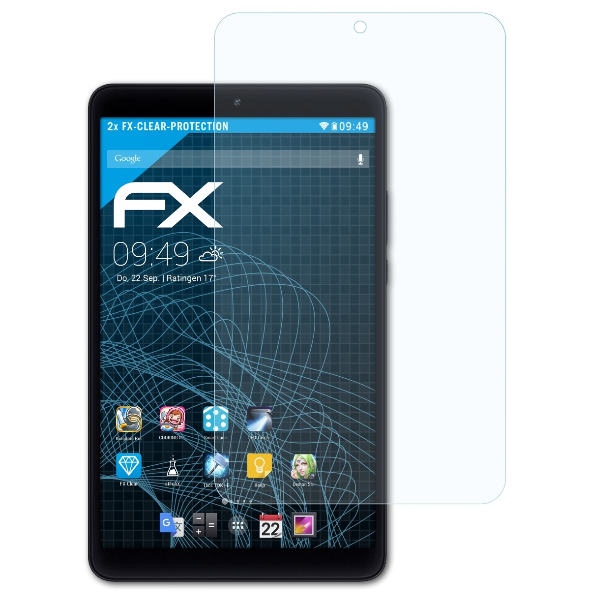 ATFOLIX 2x FX-Clear Pad Displayschutz(für Mi Xiaomi 4)