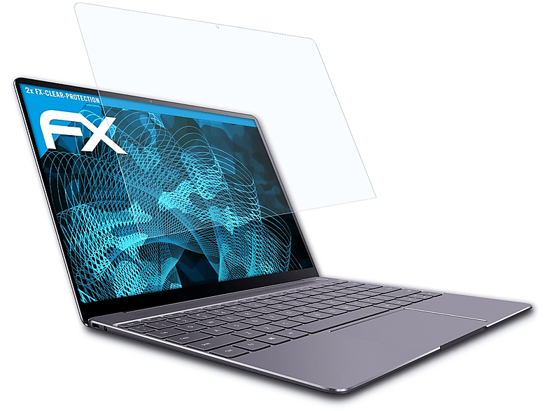 ATFOLIX Huawei 2x Displayschutz(für X) FX-Clear MateBook