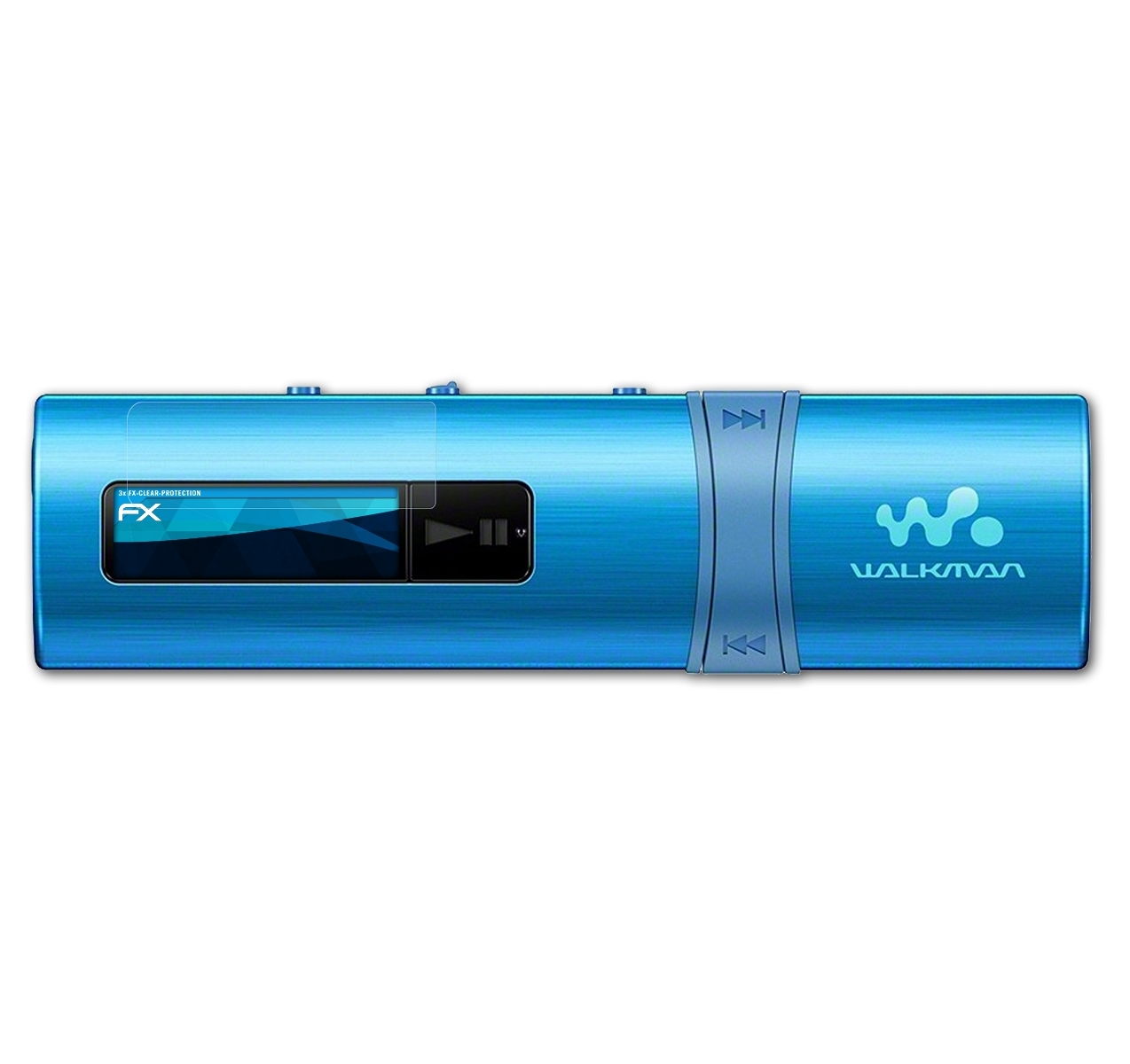 ATFOLIX 3x FX-Clear Displayschutz(für Sony NWZ-B183) Walkman
