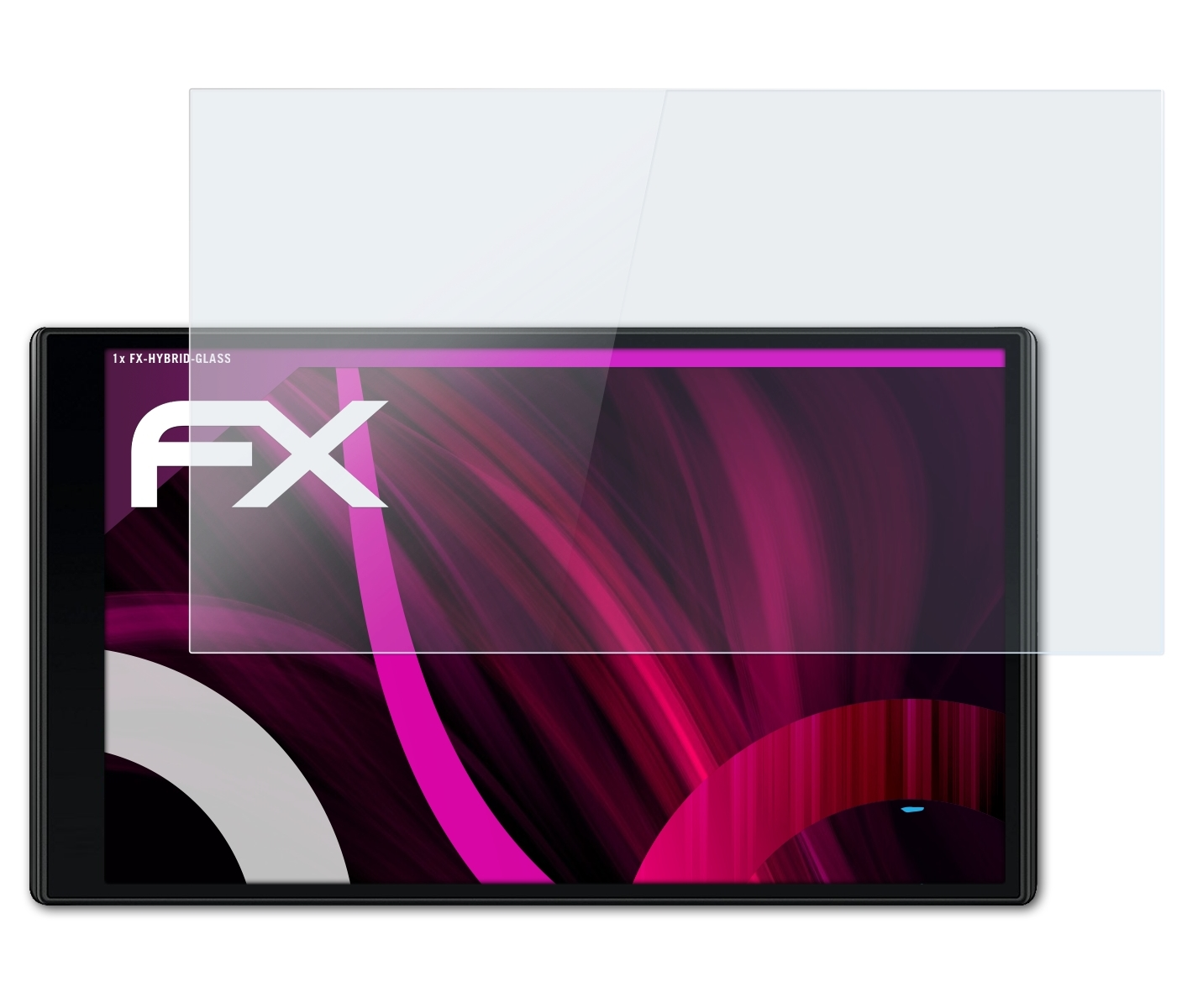 ATFOLIX FX-Hybrid-Glass Schutzglas(für Garmin 61 LMT-D) DriveSmart