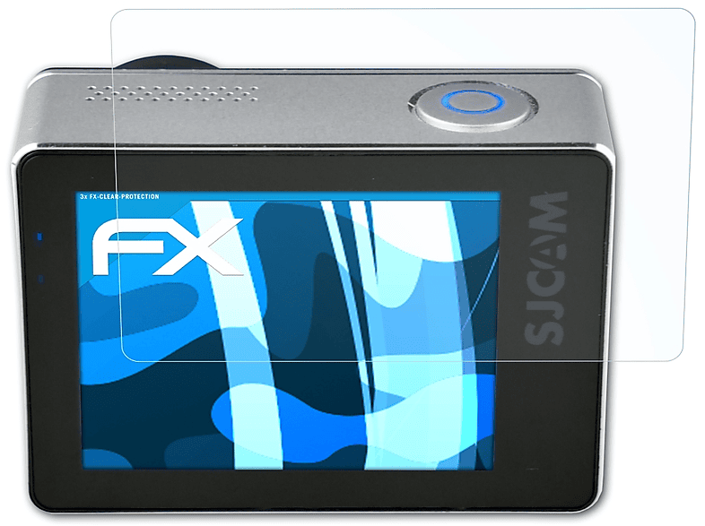 ATFOLIX 3x FX-Clear Displayschutz(für SJCAM Star) SJ7 (QUMOX)