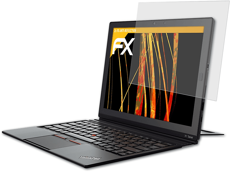 ATFOLIX 2x FX-Antireflex Displayschutz(für Lenovo ThinkPad X1 Carbon (4th Gen. 2016))