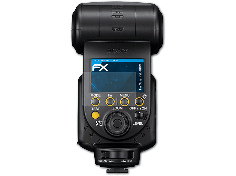 ATFOLIX 3x FX-Clear Sony HVL-F60M) Displayschutz(für