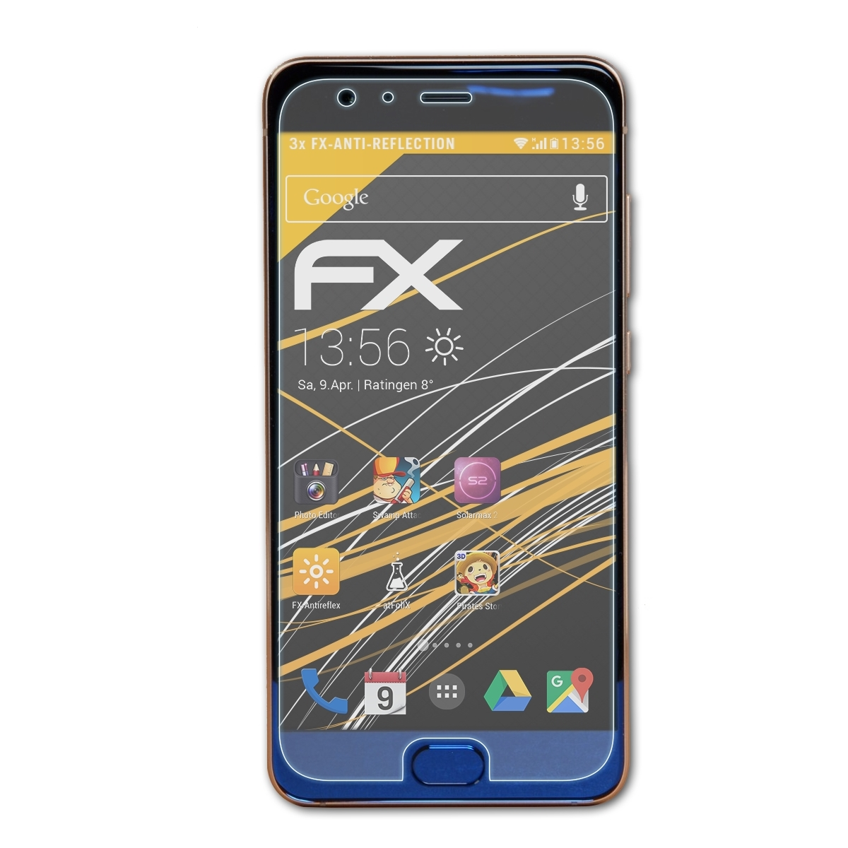 Mi Xiaomi FX-Antireflex ATFOLIX 3x Displayschutz(für 3) Note