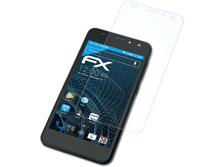ATFOLIX 3x FX-Clear Displayschutz(für Shift 5.3)