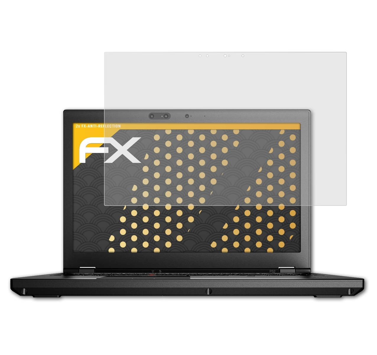 P52) ATFOLIX FX-Antireflex Lenovo 2x ThinkPad Displayschutz(für