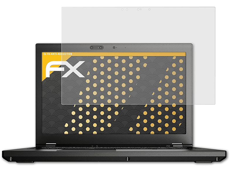 Displayschutz(für ATFOLIX FX-Antireflex Lenovo 2x P52) ThinkPad