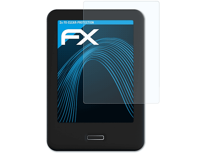 ATFOLIX 2x FX-Clear Cervantes Displayschutz(für bq 3)