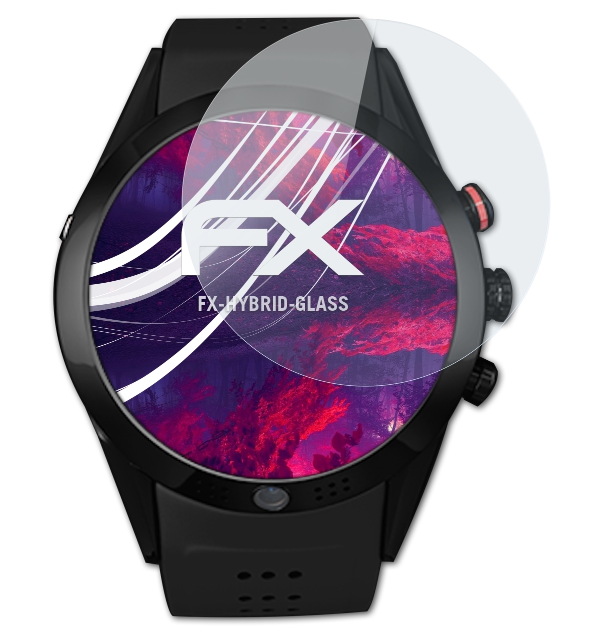 ATFOLIX FX-Hybrid-Glass Schutzglas(für Arrow Smartwatch)